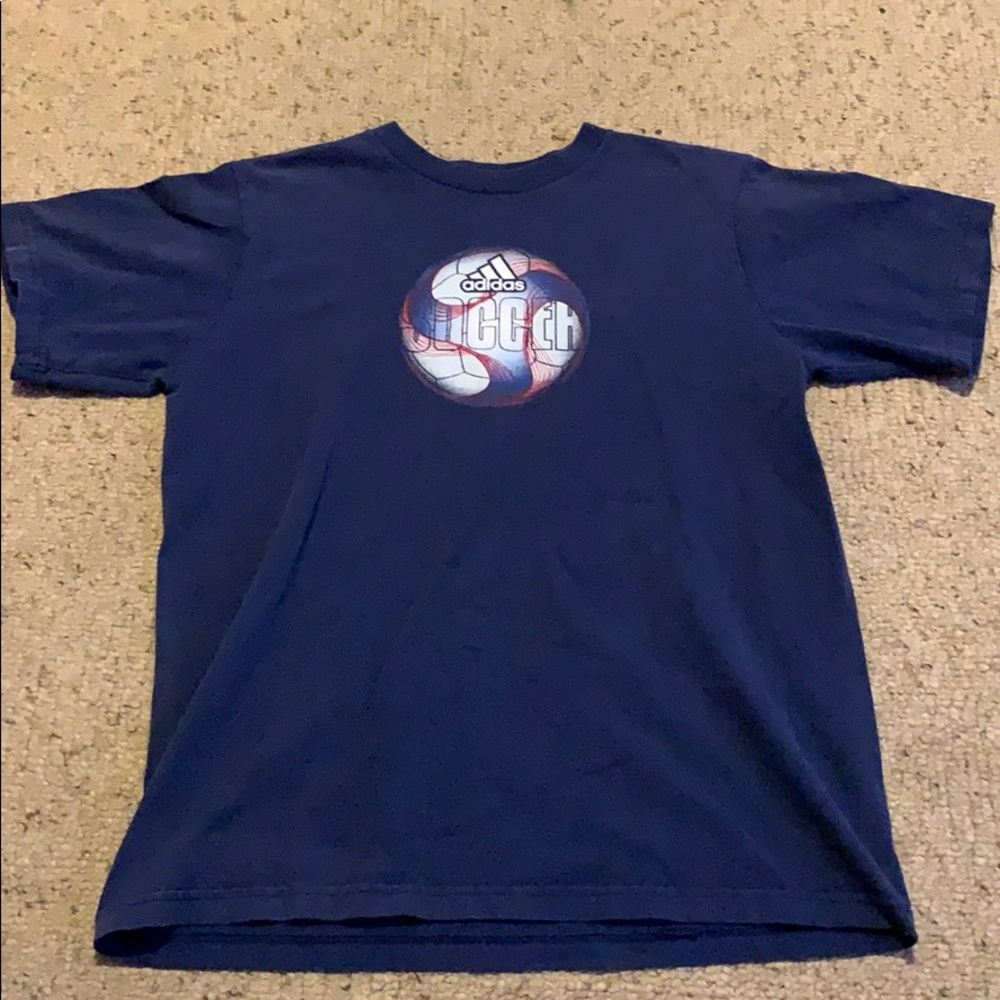 Navy Blue Adidas Soccer shirt